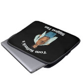 Tom Sellecks größter Fan Retro-Design Laptopschutzhülle (Vorne Knopf)