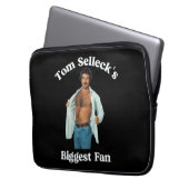 Tom Sellecks größter Fan Retro-Design Laptopschutzhülle (Vorderseite Links)
