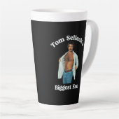 Tom Sellecks größter Fan Retro-Design Milchtasse (Rechte Ecke)