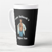 Tom Sellecks größter Fan Retro-Design Milchtasse (Linke Ecke)