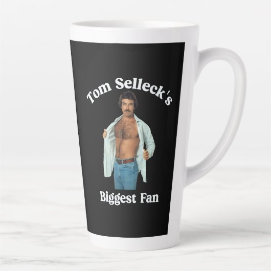 Tom Sellecks größter Fan Retro-Design Milchtasse (Rechts)