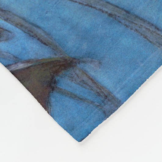 Tom sieht sich den Mond an, Jessie Willcox-Smith Fleecedecke (Ecke)