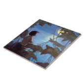 Tom sieht sich den Mond an, Jessie Willcox-Smith Fliese (Seite)