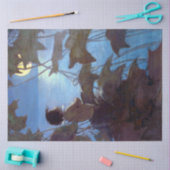 Tom sieht sich den Mond an, Jessie Willcox-Smith Seidenpapier (Basteln)