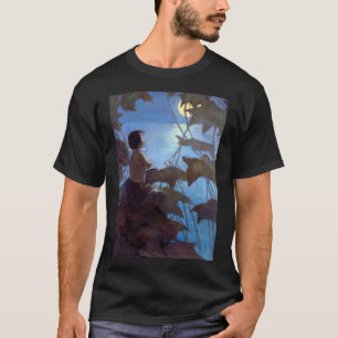 Tom sieht sich den Mond an, Jessie Willcox-Smith T-Shirt