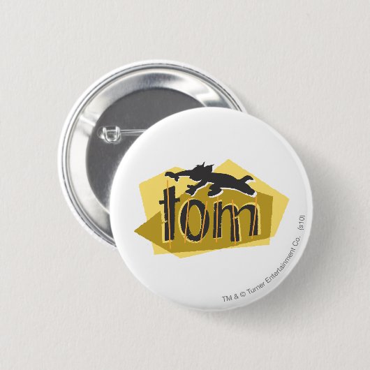 Tom-Silhouette-Logo Button (Vorne & Hinten)