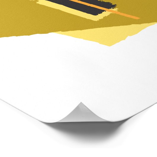 Tom-Silhouette-Logo Poster (Ecke)