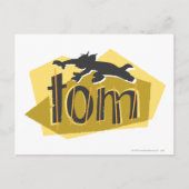 Tom-Silhouette-Logo Postkarte (Vorderseite)