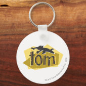 Tom-Silhouette-Logo Schlüsselanhänger (Vorderseite)