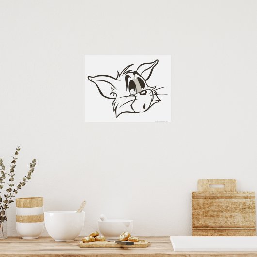 Tom Sleepy Cat Poster (Küche)