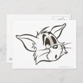 Tom Sleepy Cat Postkarte (Vorne/Hinten)