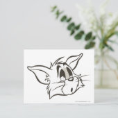 Tom Sleepy Cat Postkarte (Stehend Vorderseite)