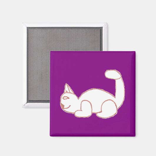 Tom Square Magnet (Vorderseite/Rückseite)