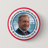 Tom steyer button (Vorderseite)