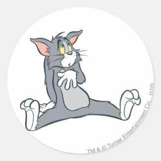 Tom Sulking Runder Aufkleber