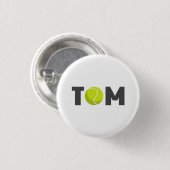 Tom Tennis Button (Vorne & Hinten)