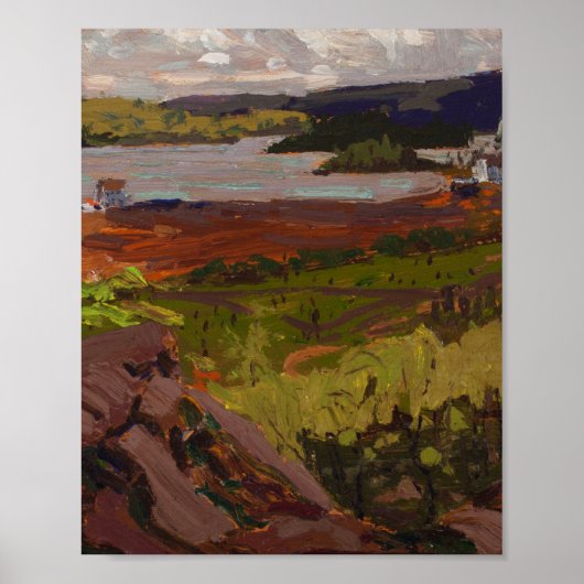 Tom Thompson Painting Canoe Lake Ontario Land Poster (Vorne)