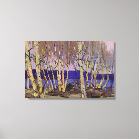 Tom Thomson - ABEND CANOE LAKE 1916 Leinwanddruck (Vorderseite)