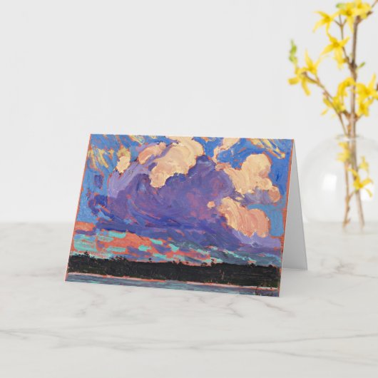 Tom Thomson - Abend Cloud Karte (Gelbe Blume)