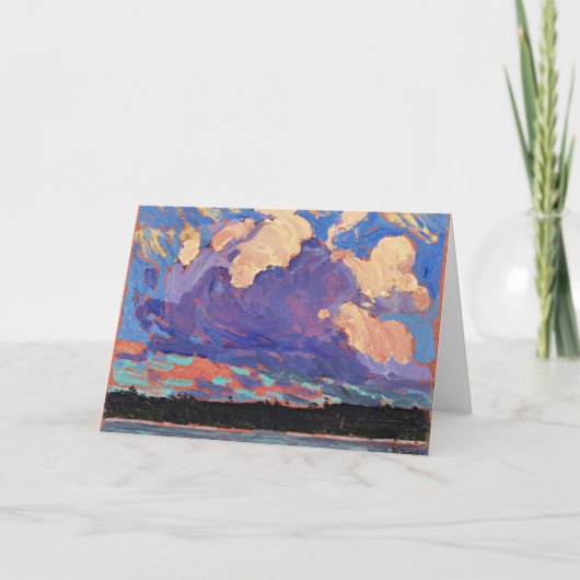 Tom Thomson - Abend Cloud Karte (Vorderseite)