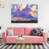 Tom Thomson - Abend Cloud Leinwanddruck (Insitu (Wohnzimmer))