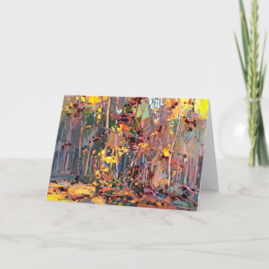 Tom Thomson - Ahorn Saplings-1917 Karte (Vorderseite)