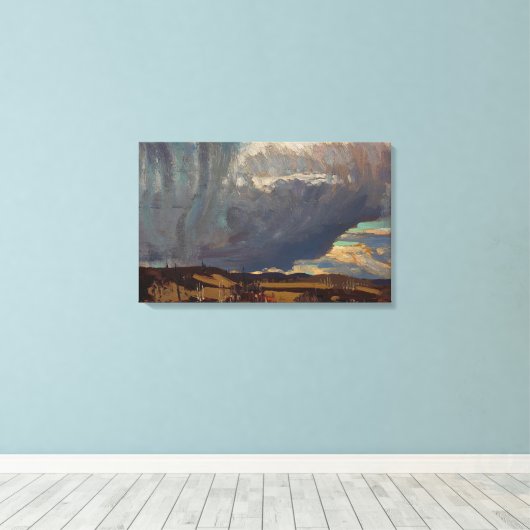 Tom Thomson - ANKUNFT SNOWSTORM 1915 Leinwanddruck (Insitu (Holzboden))