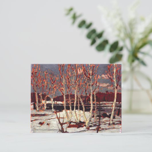 Tom Thomson - April in Algonquin Postkarte (Stehend Vorderseite)