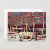 Tom Thomson - April in Algonquin Postkarte (Vorne/Hinten)