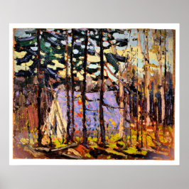 Tom Thomson - Artist's Camp, Kanusee Poster