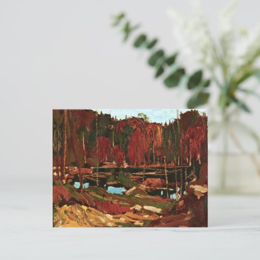 Tom Thomson - Backwater Postkarte (Stehend Vorderseite)