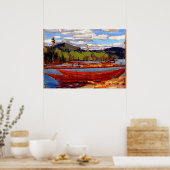 Tom Thomson - Bateaux Poster (Küche)