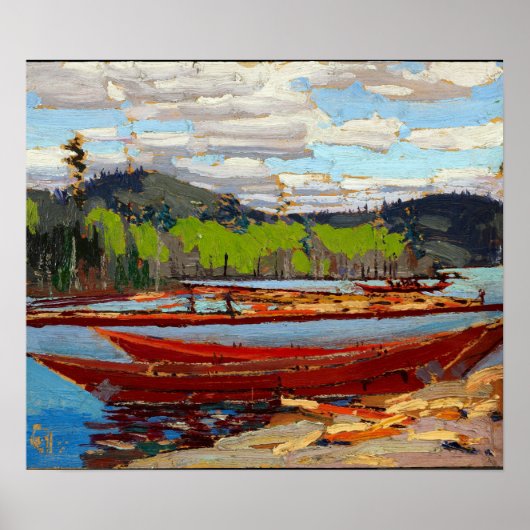 Tom Thomson Bateaux Poster (Vorne)