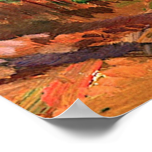 Tom Thomson - Blick auf den Algonquin Park Poster (Ecke)