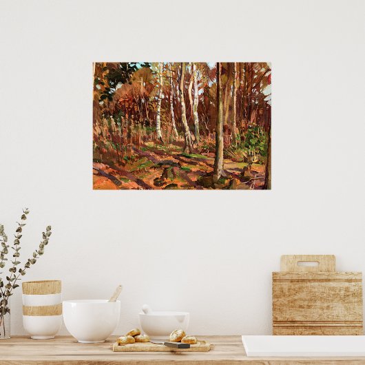 Tom Thomson - Blick auf den Algonquin Park Poster (Küche)