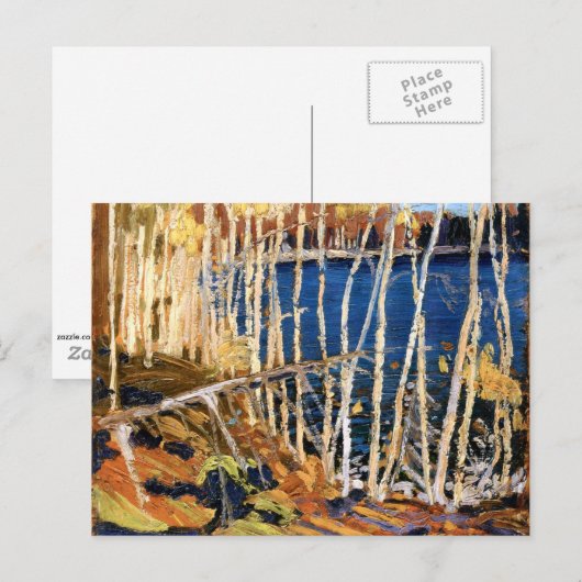 Tom Thomson - Blue Lake Postkarte (Vorne/Hinten)