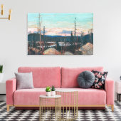 Tom Thomson - BURNT-GEBIET MIT RAGGED ROCKS 1915 Leinwanddruck (Insitu (Wohnzimmer))