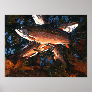 Tom Thomson Canadian Painting Herbst Drei Trout Poster