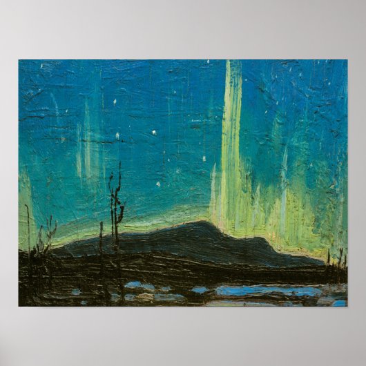 Tom Thomson Canadian Painting Northern Lights Poster (Vorne)