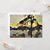 Tom Thomson - Der Jack Pine, Karte (Vorderseite/Rückseite Beispiel)