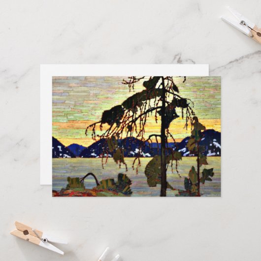 Tom Thomson - Der Jack Pine, Karte (Vorderseite/Rückseite Beispiel)