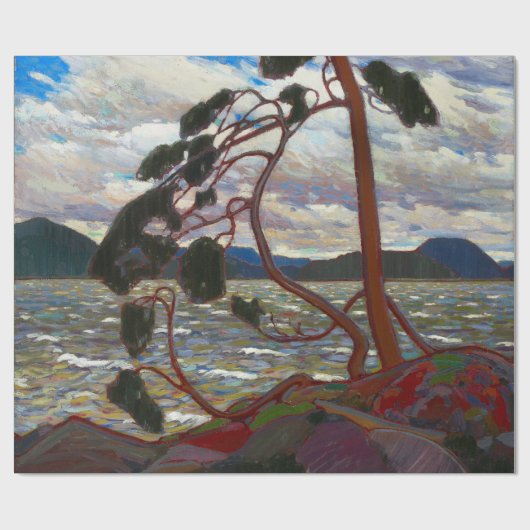 Tom Thomson der Westwind Geschenkpapier (Flach)