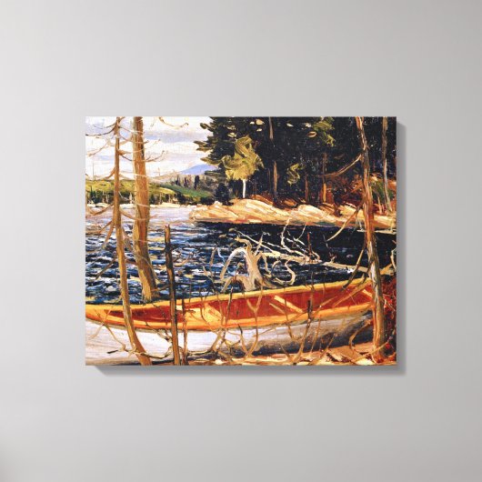 Tom Thomson - Die Canoe Canvas Print Leinwanddruck (Vorderseite)