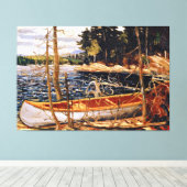 Tom Thomson - Die Canoe Canvas Print Leinwanddruck (Insitu (Holzboden))