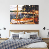 Tom Thomson - Die Canoe Canvas Print Leinwanddruck (Insitu (Schlafzimmer))