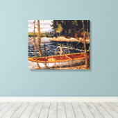 Tom Thomson - Die Canoe Canvas Print Leinwanddruck (Insitu (Holzboden))