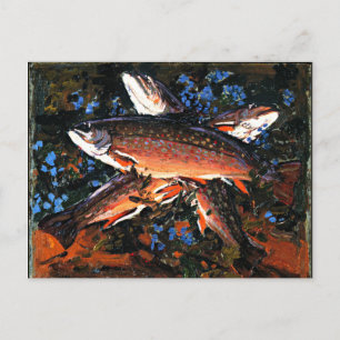 Tom Thomson - Drei Trout Postkarte
