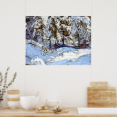 Tom Thomson - Erster Schnee im Herbst Poster (Küche)