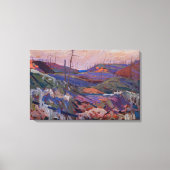 Tom Thomson - FIRE SWEPT HILLS 1915 Leinwanddruck (Vorderseite)