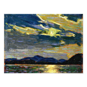 Tom Thomson - Heiße Sommer Mondlicht Fotodruck